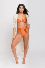 Load image into Gallery viewer, Knitted Lurex Cover Up