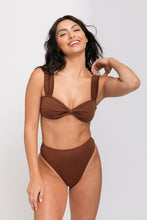 Load image into Gallery viewer, Dafni Brown Chocolate Bikini