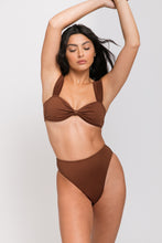 Load image into Gallery viewer, Dafni Brown Chocolate Bikini