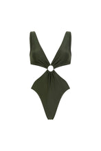 Load image into Gallery viewer, Kate Olive Green One Piece
